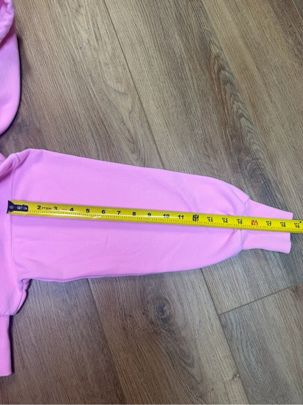 Zara Bubblegum Pink Cropped‎ Zip Hoodie Small Soft Girl Y2K Athleisure - Picture 10 of 13